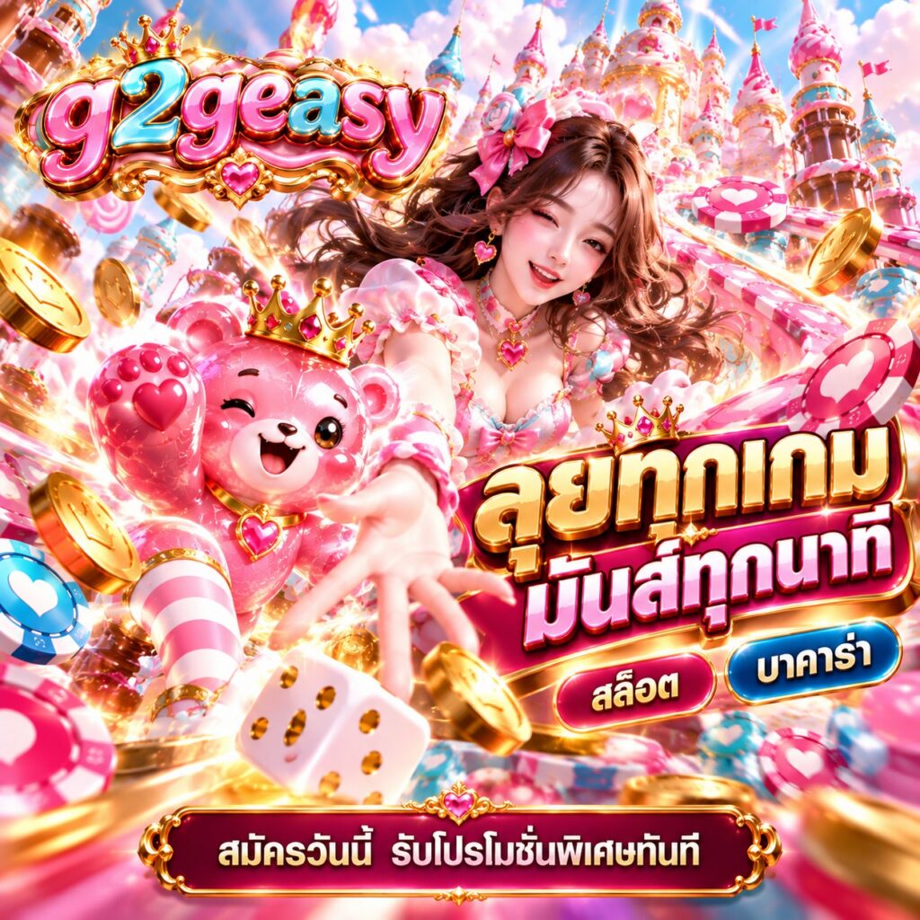 g2geasy สล็อตออนไลน์ บาคาร่า ลุยทุกเกม มันส์ทุกนาที